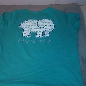 Blue ivory Ella shirt